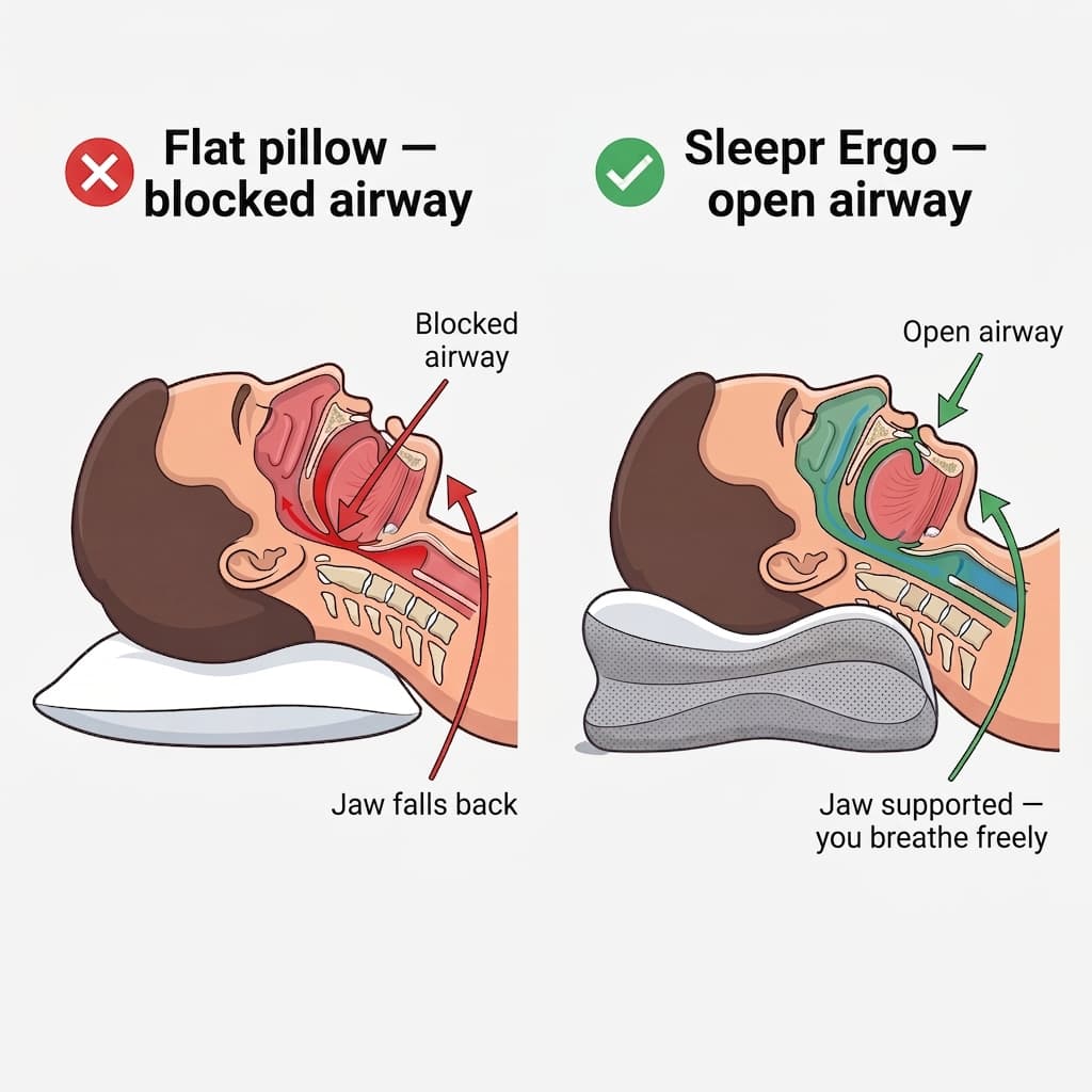 The Sleepr Ergonomic Pillow - Image 5
